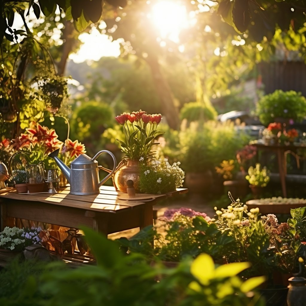 De charme van houten accessoires in de tuin